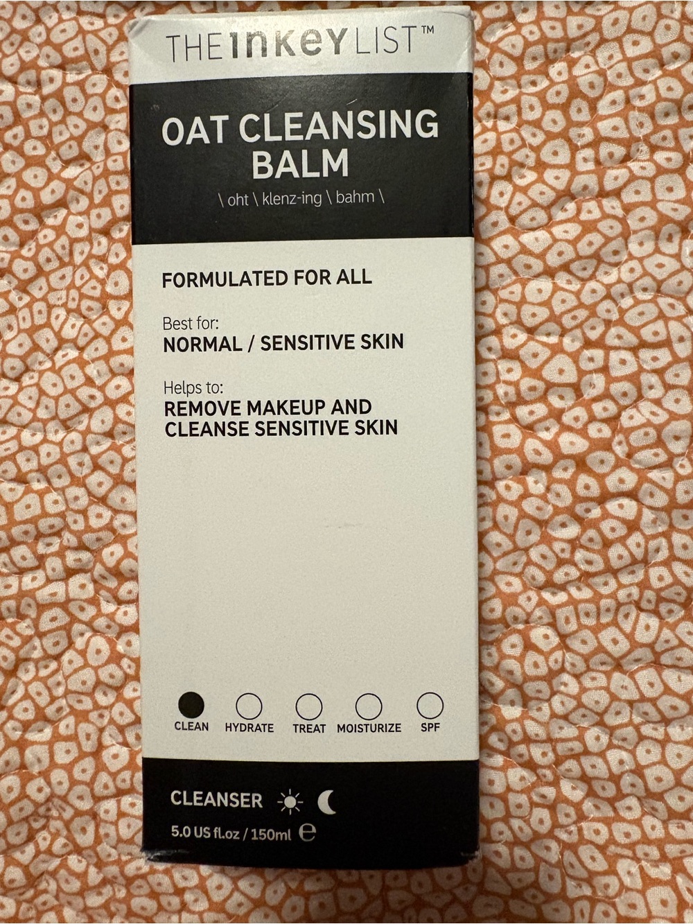 The Inkey List Oat Cleansing Balm 5oz 150ml Full Size - New in Box